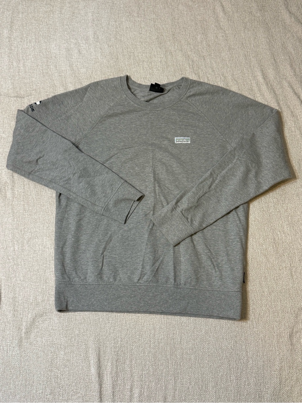 Patagonia Telluride Colorado Sweatshirt L Gray Organic Cotton Gorpcore